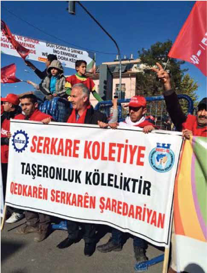 Amed’de Taşerona Hayır Mitingi