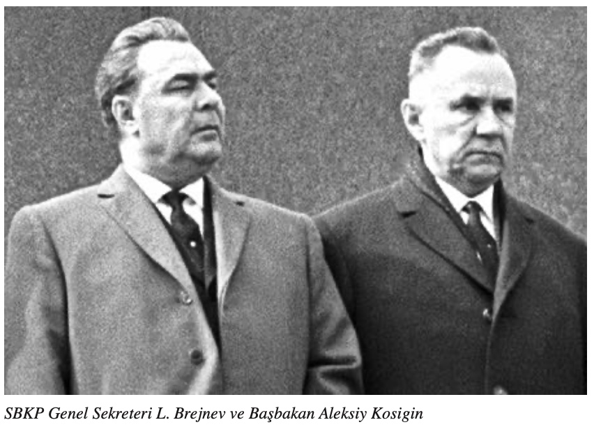 SBKP Genel Sekreteri L. Brejnev ve Başbakan Aleksiy Kosigin