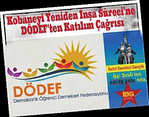 DÖDEF'den Kobane'yi yeniden inşa sürecine katılım çağrısı