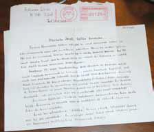 Gökmen Çiftçi'nin mektubu