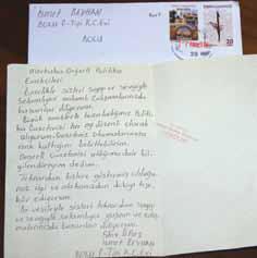 İsmet Beyhan'ın mektubu