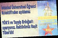 İstanbul Üniversitesi Öğrenci Kollektifi’nden açıklama
