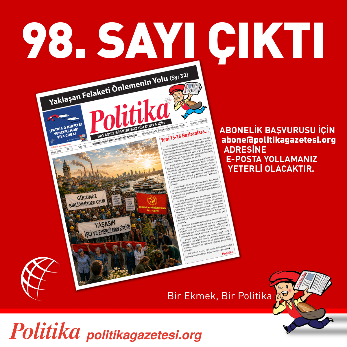 Politika'nın 98. Sayısı Çıktı